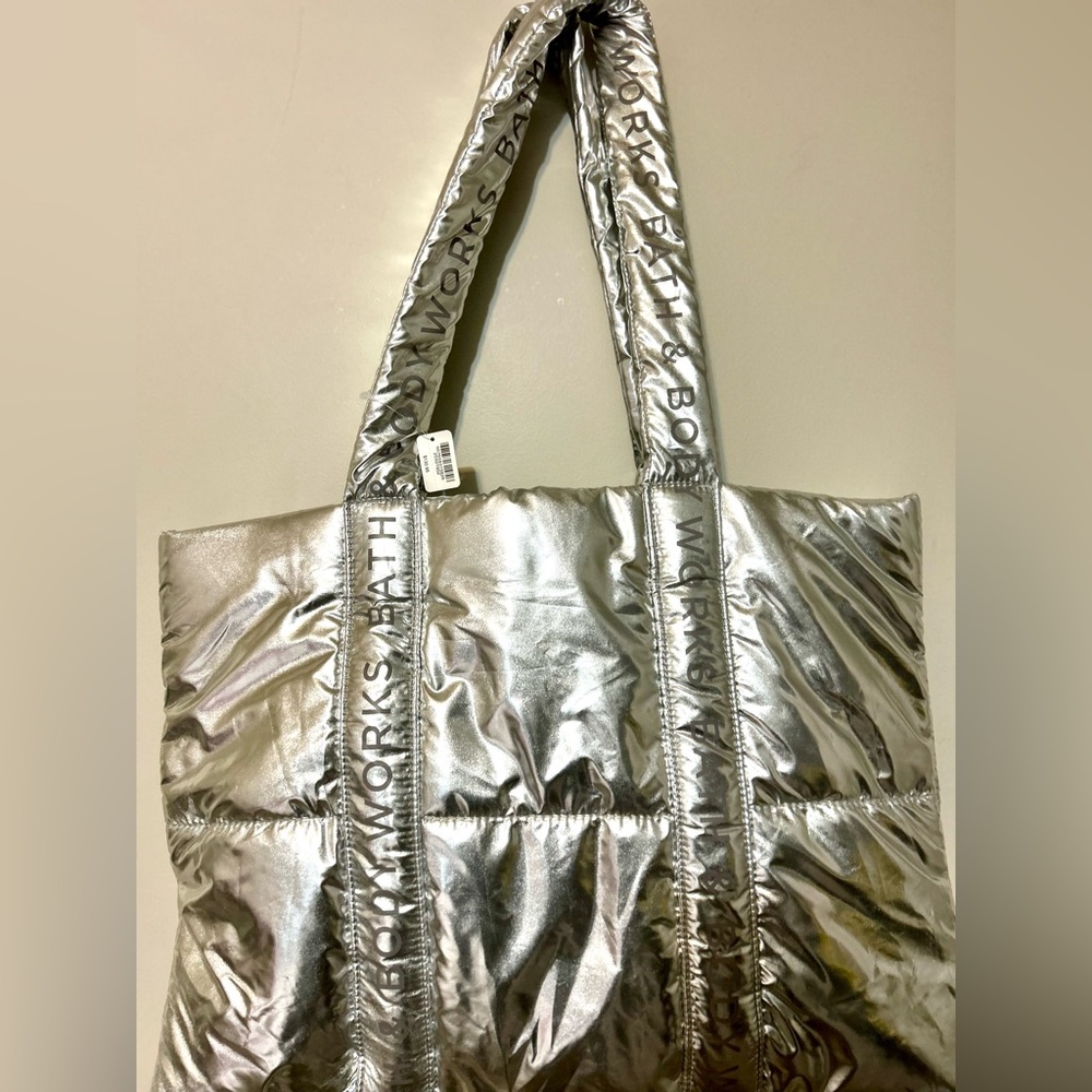 Bath & Body Works Quilted Puffer Tote Bag